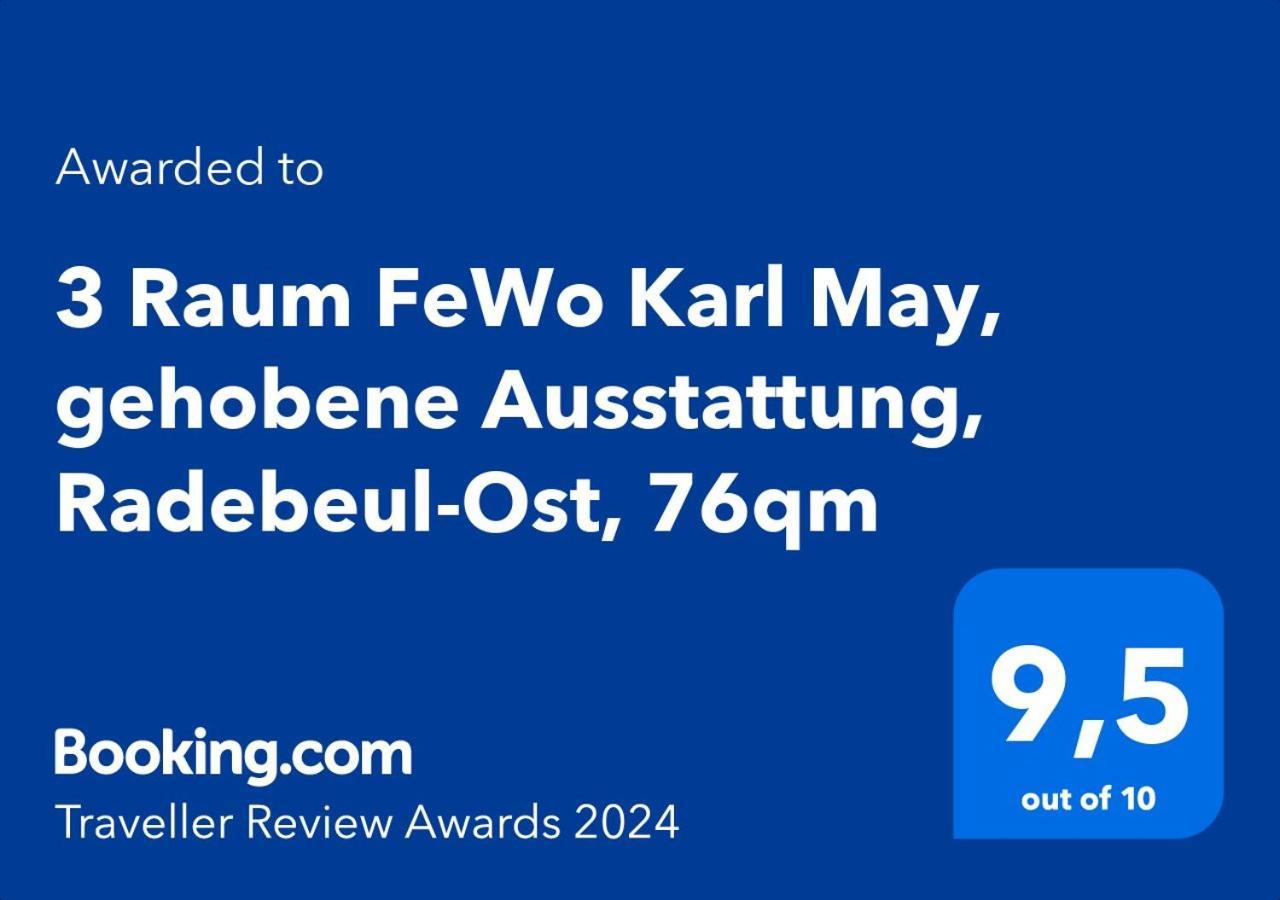 3 Raum Fewo Karl May, Gehobene Ausstattung, Radebeul-Ost, 76Qm Eksteriør bilde